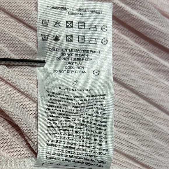 ONLY Pink Ombre Pleated Midi Skirt XS – Balletcore / Soft Girl / Flowy – NWOT - Picture 7 of 8